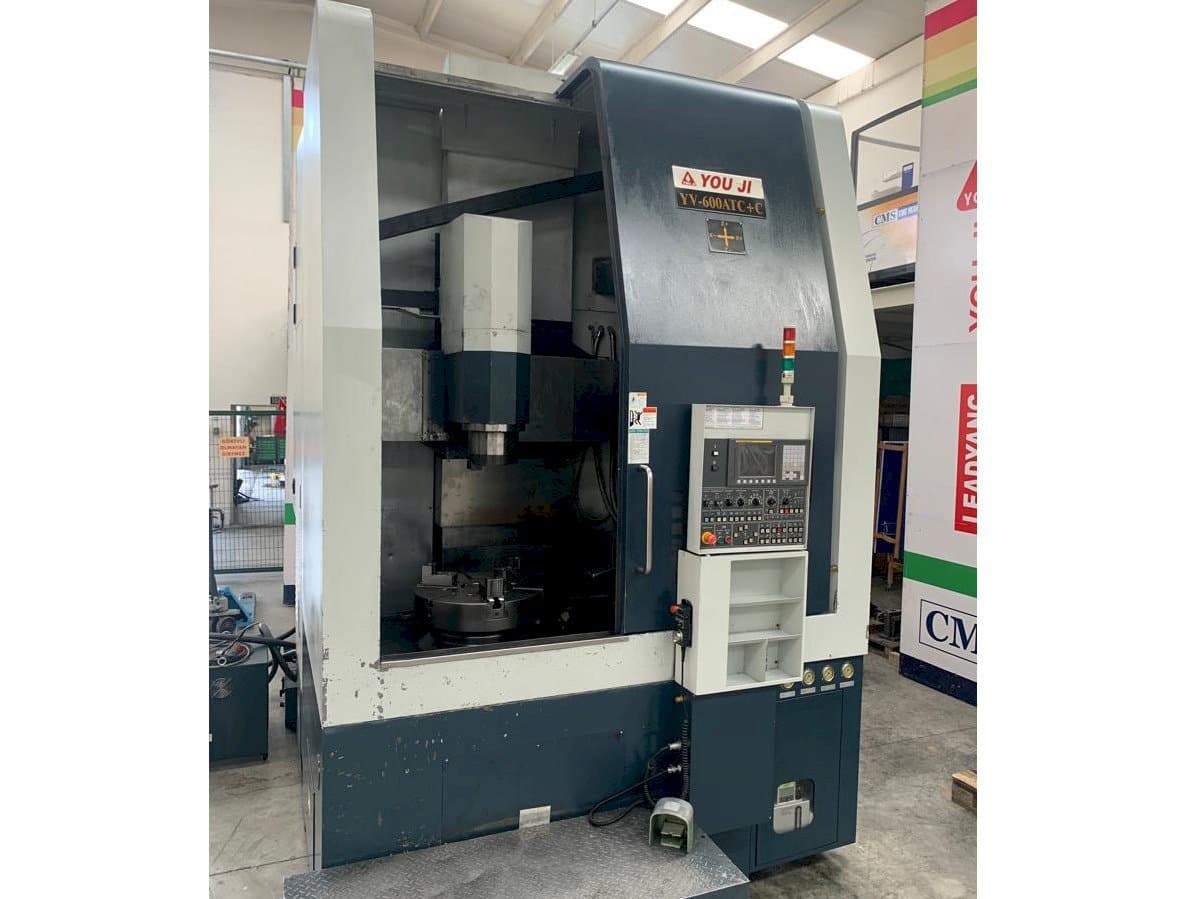 Frontansicht der YOU JI Yv 600ATC+C Maschine