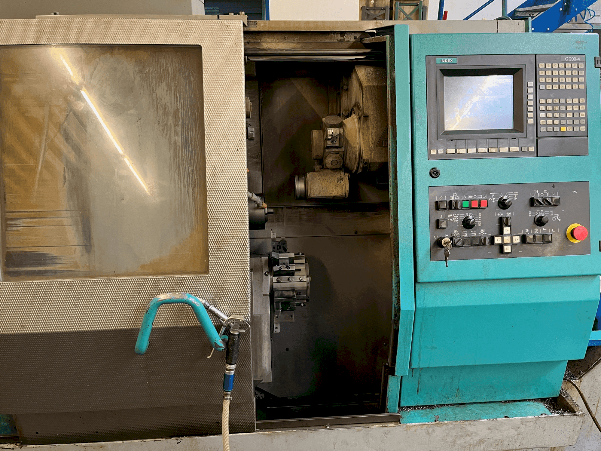 Frontansicht der Index ABC 42  Maschine