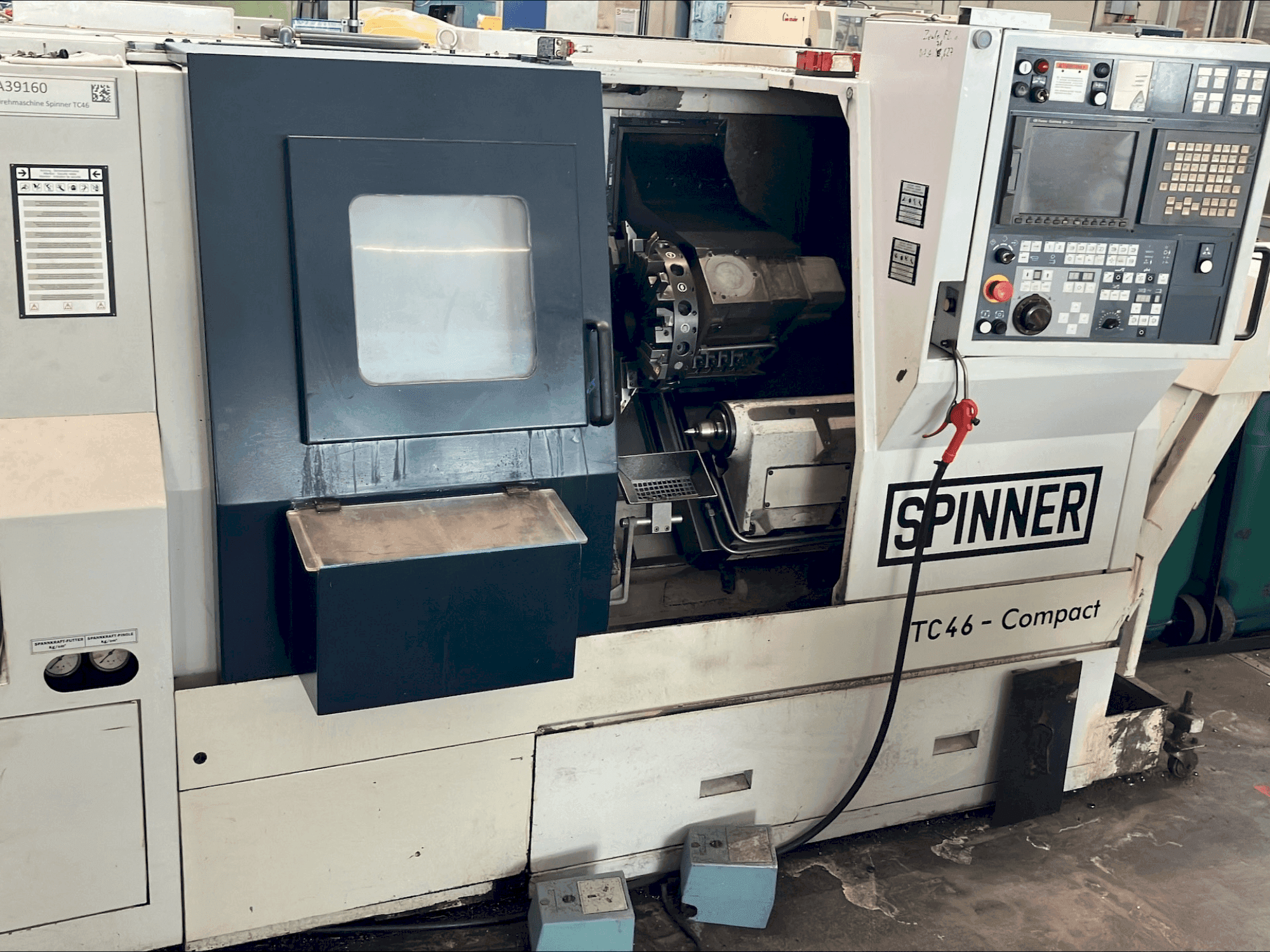 Frontansicht der SPINNER TC46-COMPACT Maschine