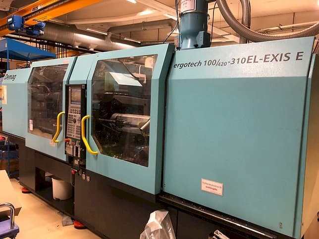 Frontansicht der DEMAG Ergotech 100/420 - 310 EL-EXIS E  Maschine