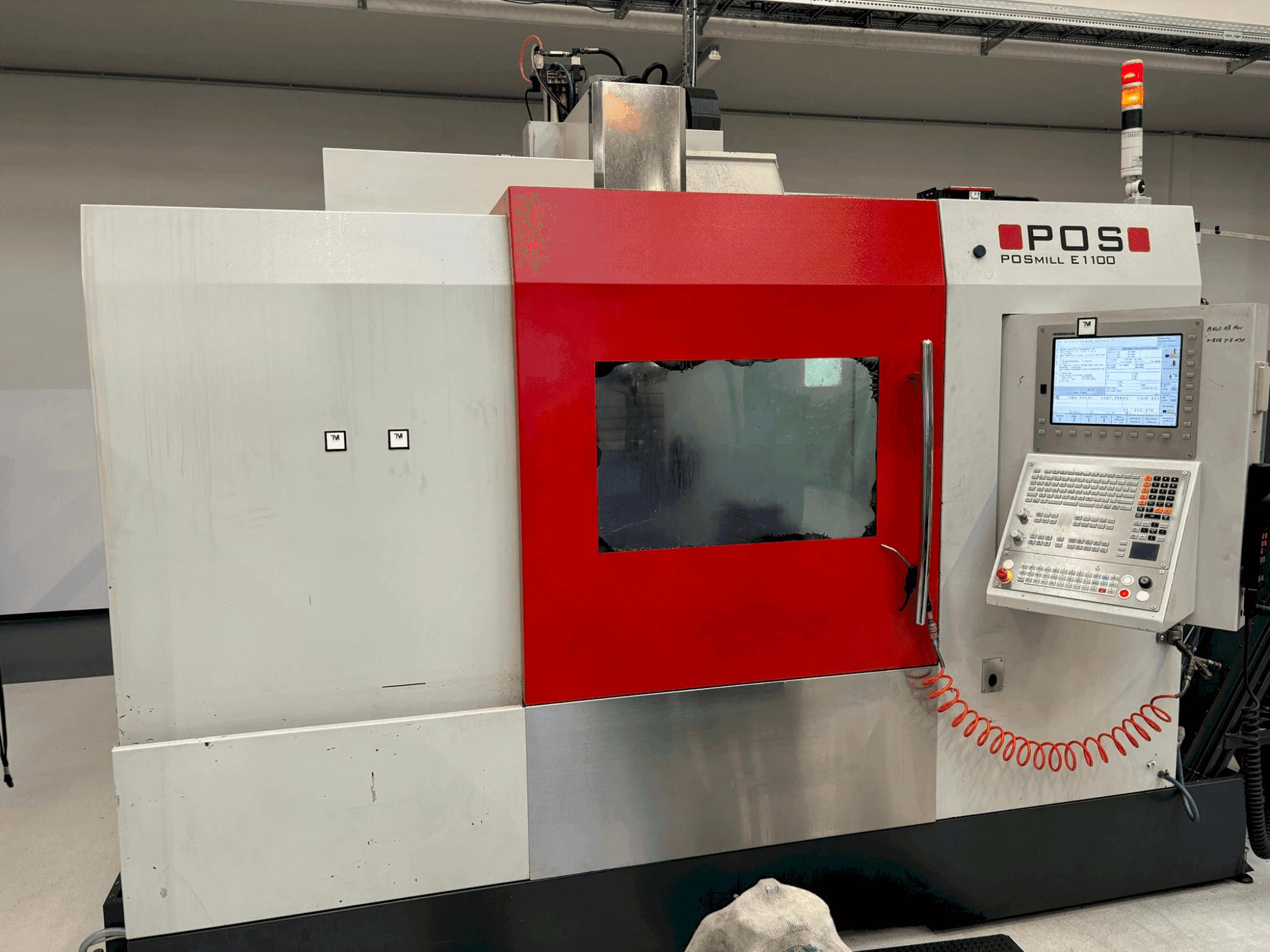 Frontansicht der POSmill E 1100  Maschine