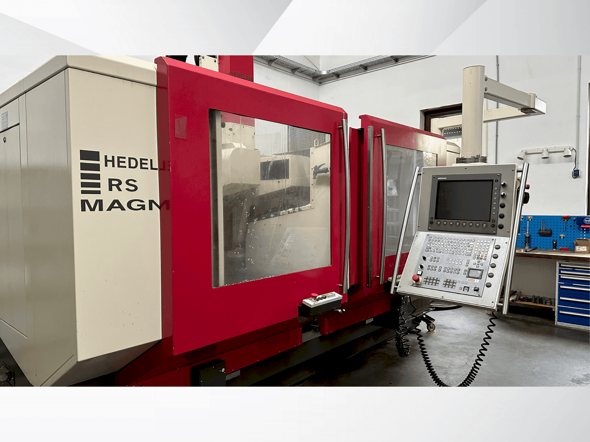 Frontansicht der HEDELIUS RS60KM-2000  Maschine