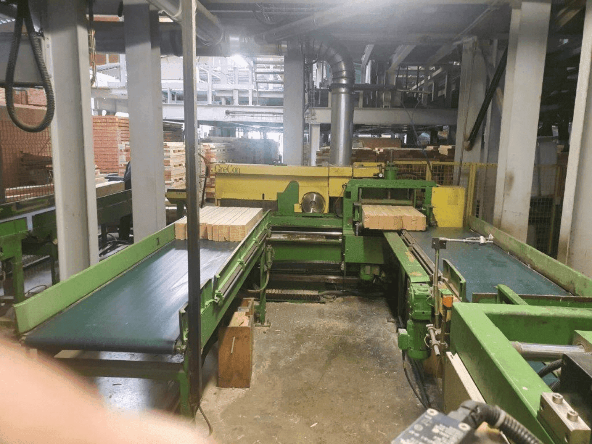 Frontansicht der Grecon Dimter FDL-F 205/600/500  Maschine