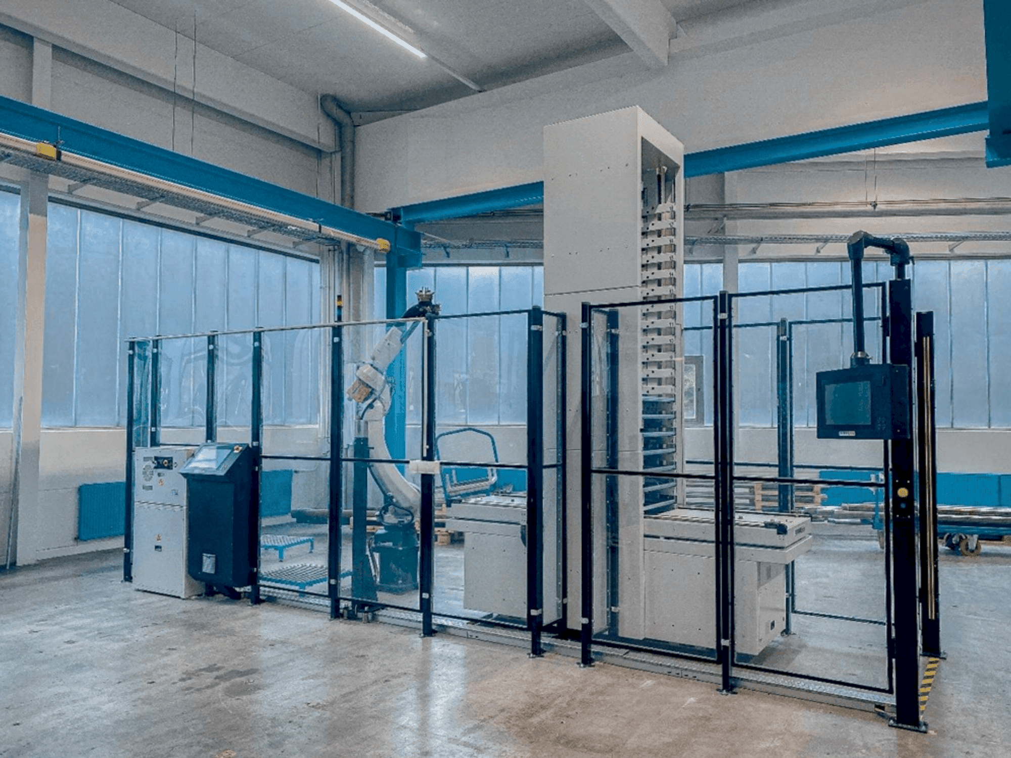 Frontansicht der FANUC ARC Mate 120iD/35, M-20iD/35  Maschine