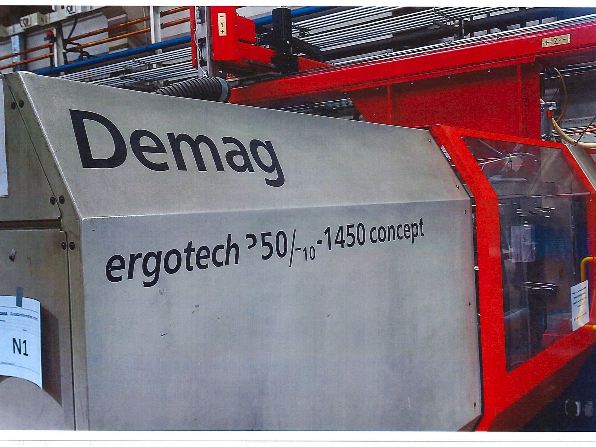 Frontansicht der DEMAG ergotech 350/710-1450 concept Maschine