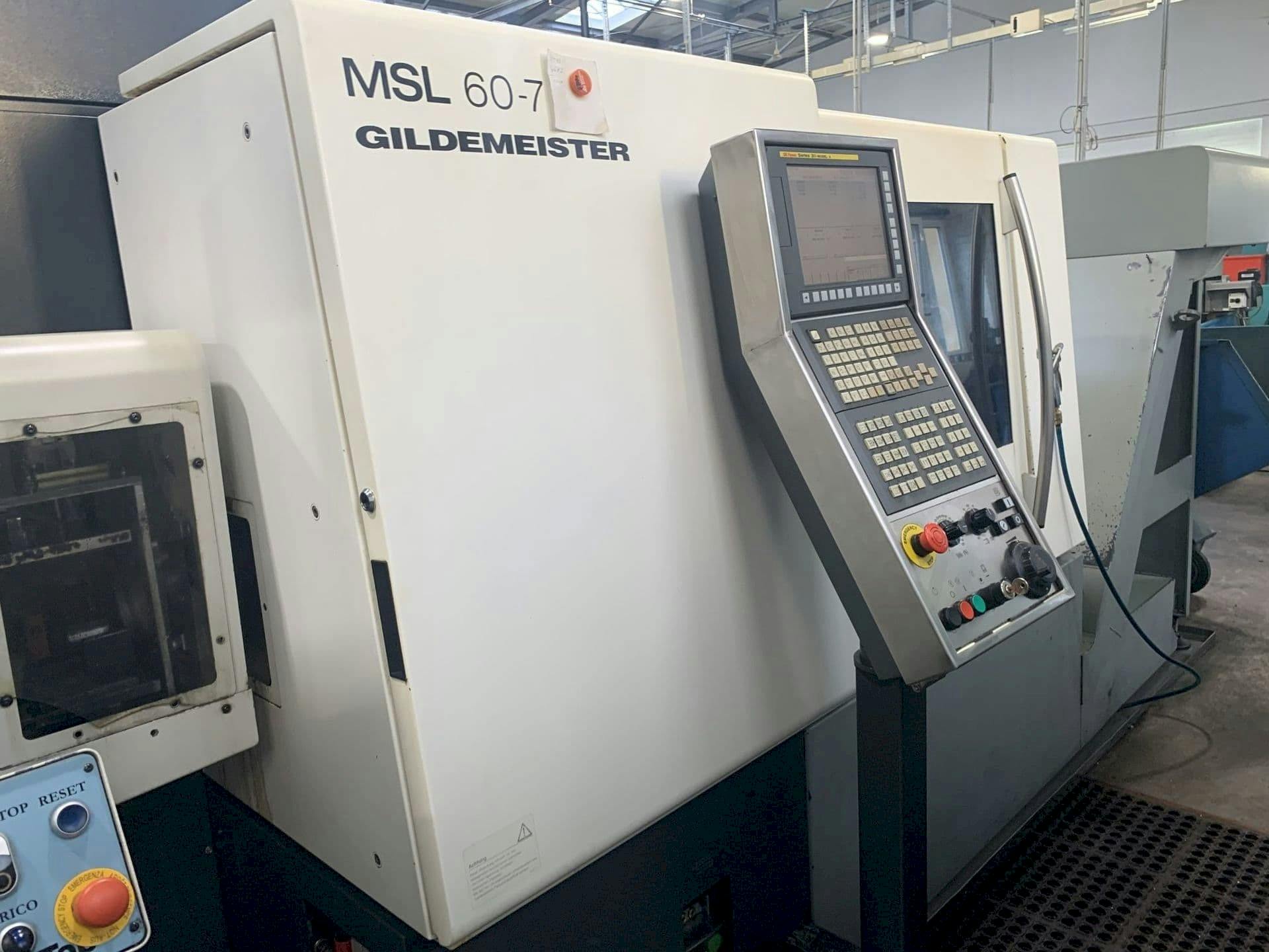 Frontansicht der DMG MSL 60 / 7  Maschine