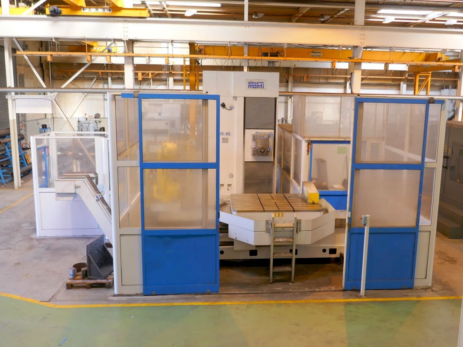 Frontansicht der ALESA MONTI FT 45 TG Maschine