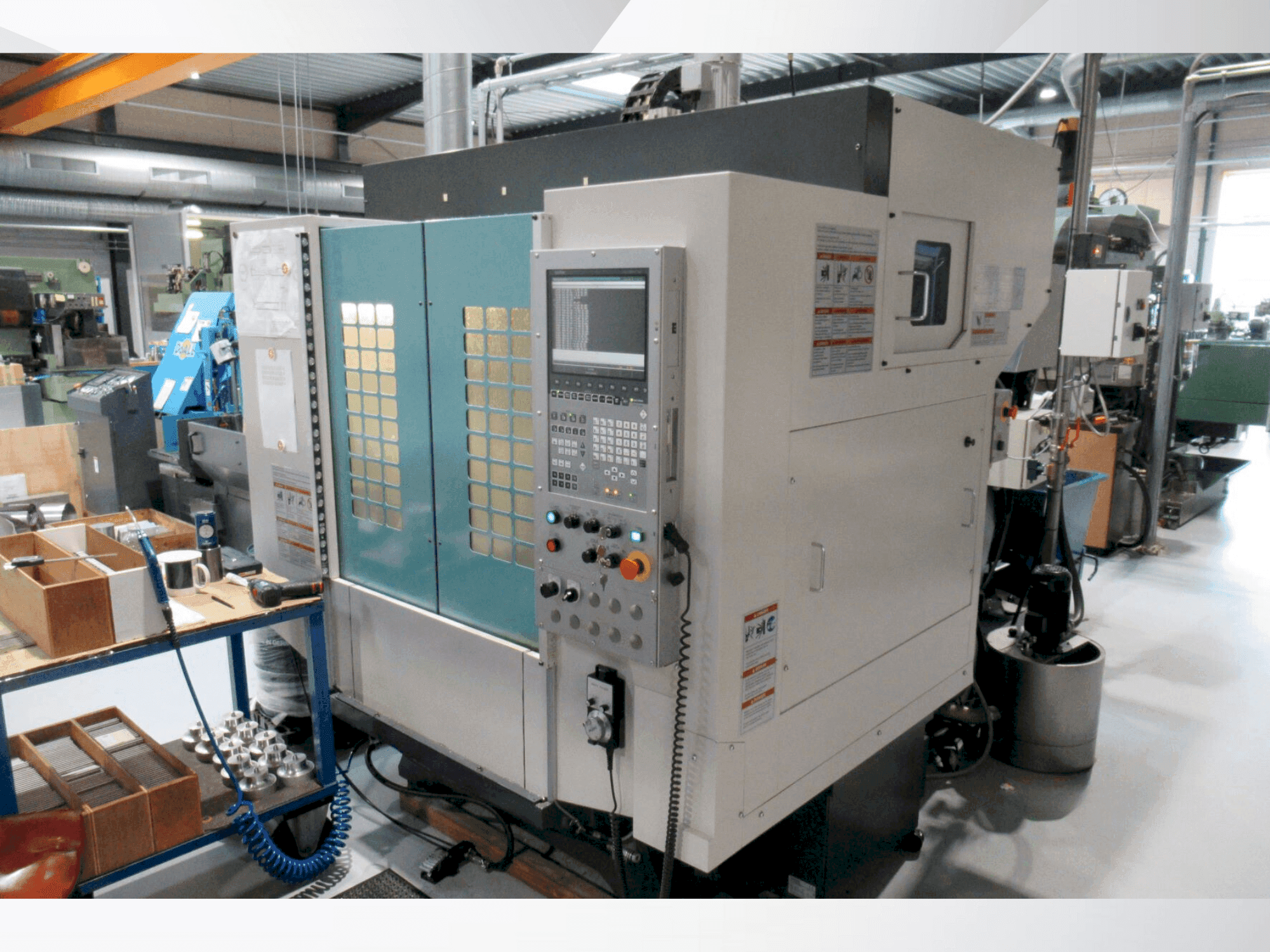 Frontansicht der Brother TC-22B-O  Maschine