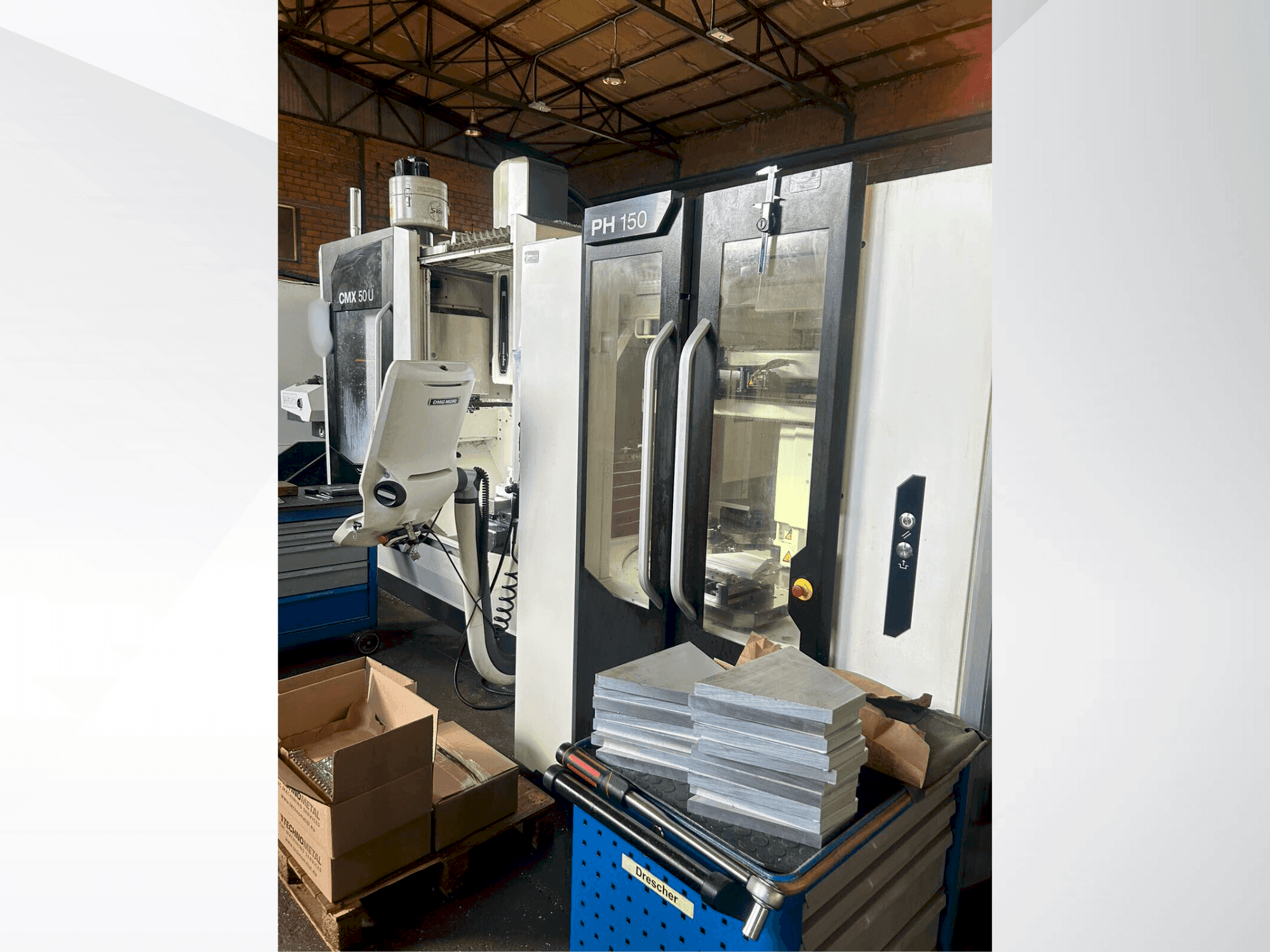 Frontansicht der DMG MORI CMX50U Maschine