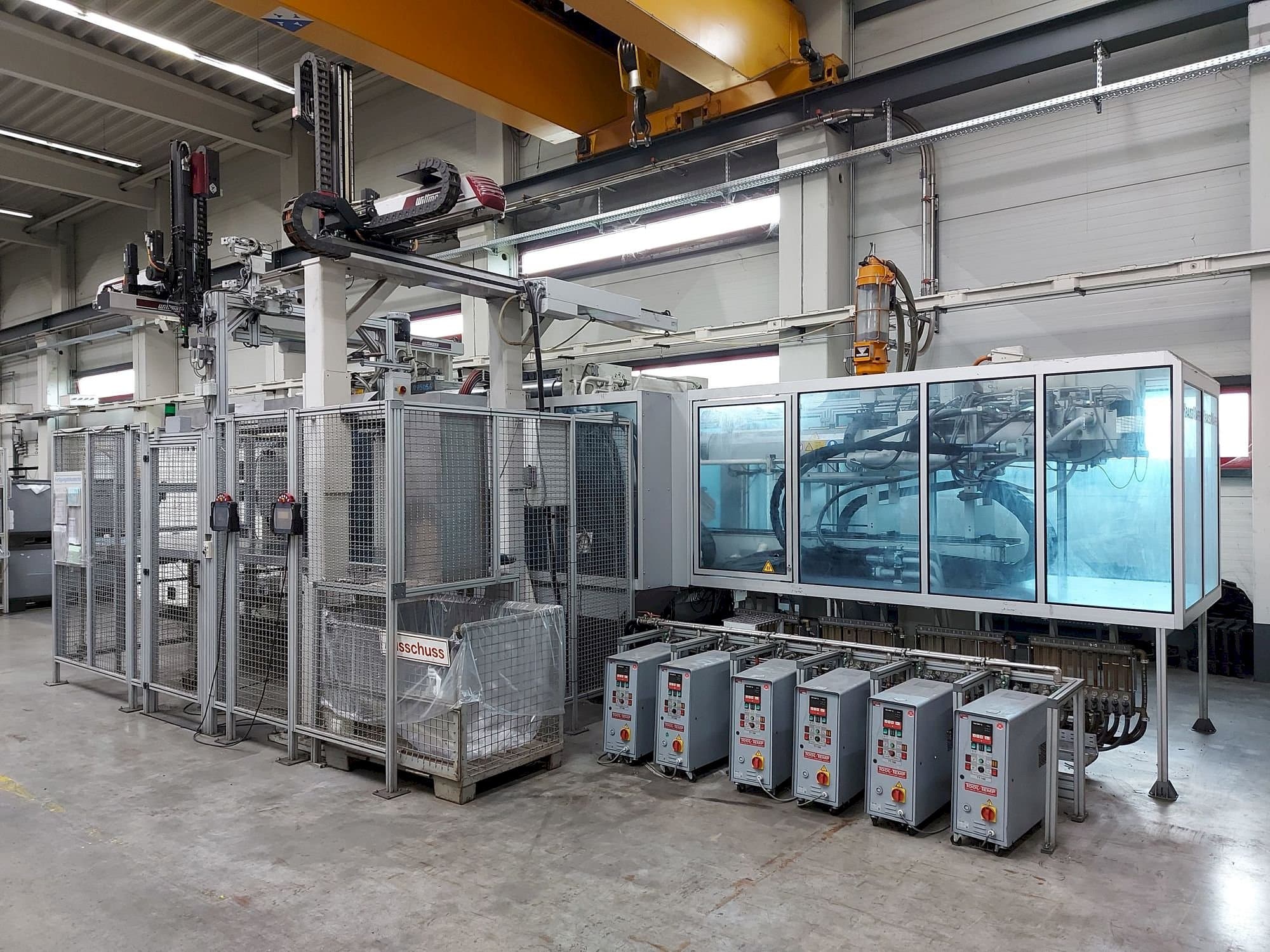 Frontansicht der Krauss Maffei 650 Tandem  Maschine