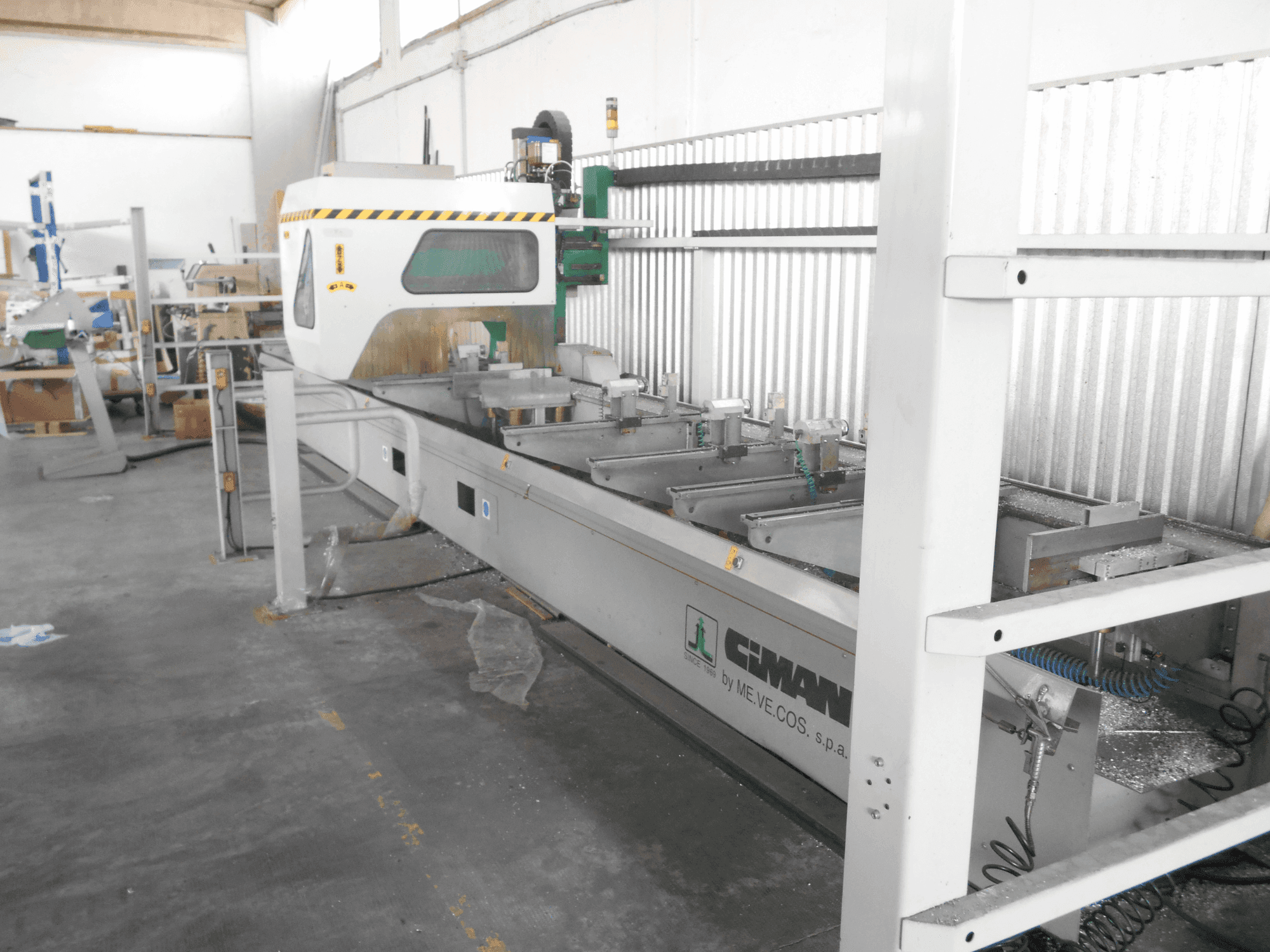 Frontansicht der CIMAN Mizak 6.7 twin  Maschine