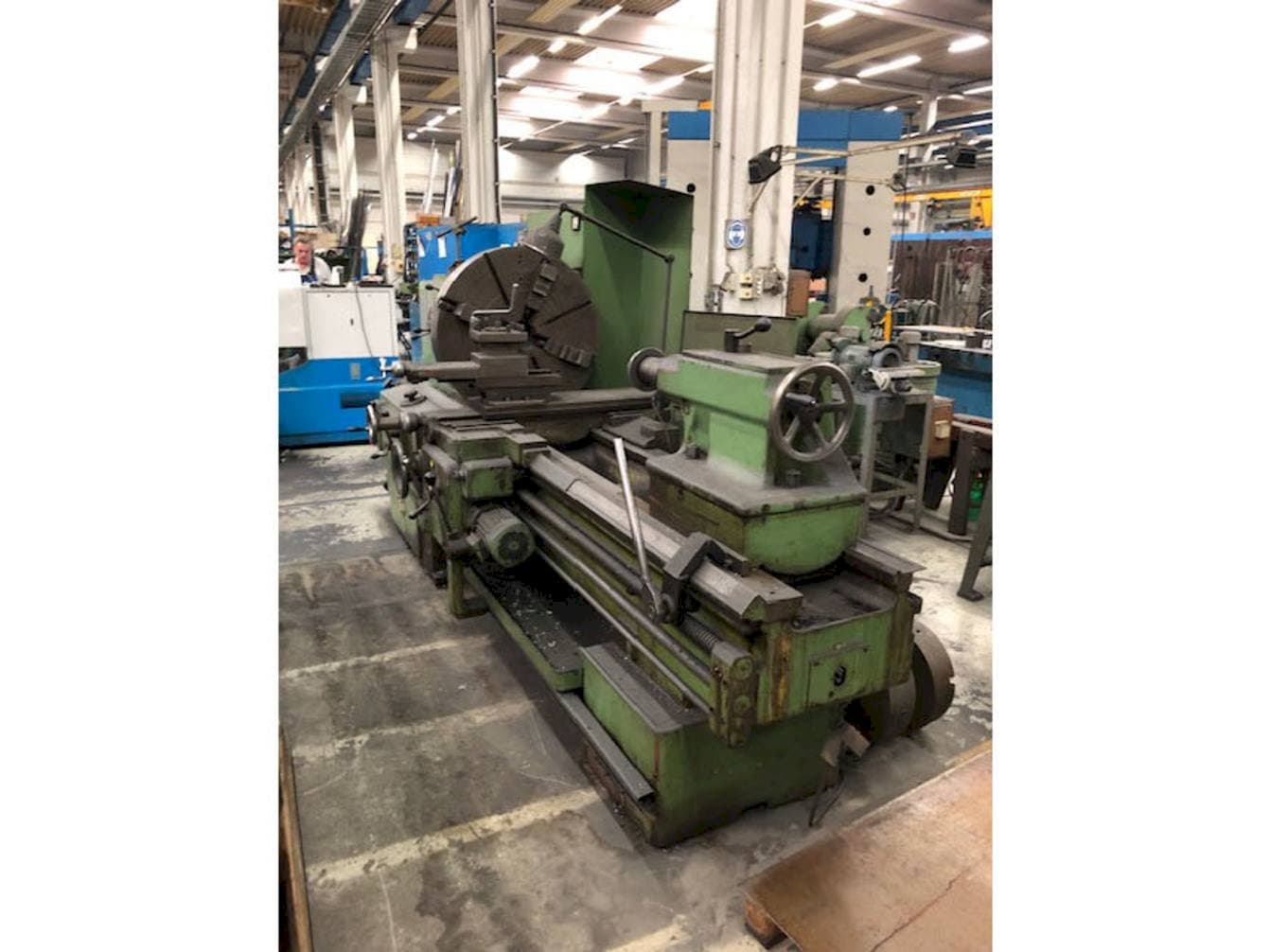 Frontansicht der DLZ 800 Maschine