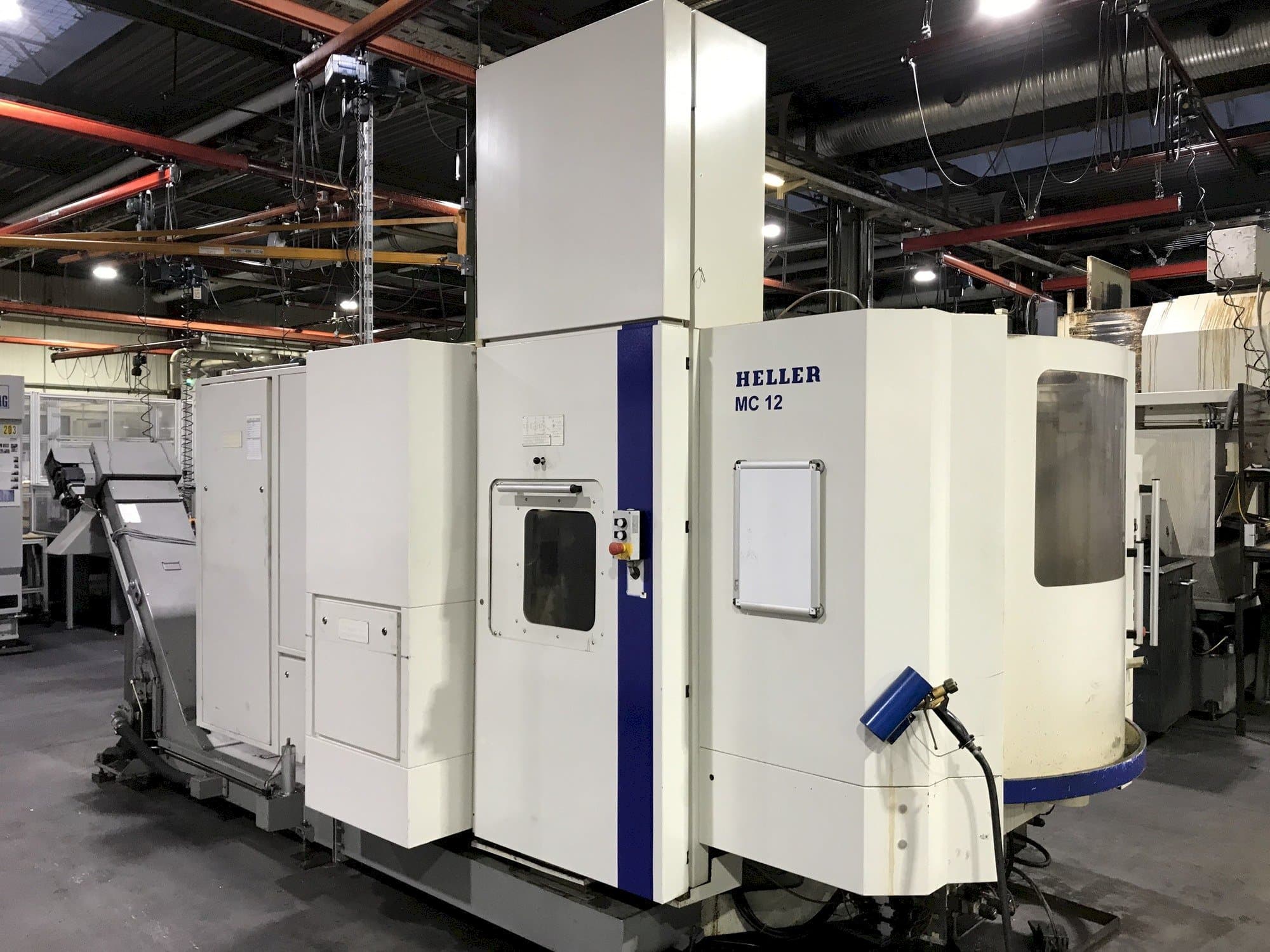 Frontansicht der HELLER MC 12  Maschine