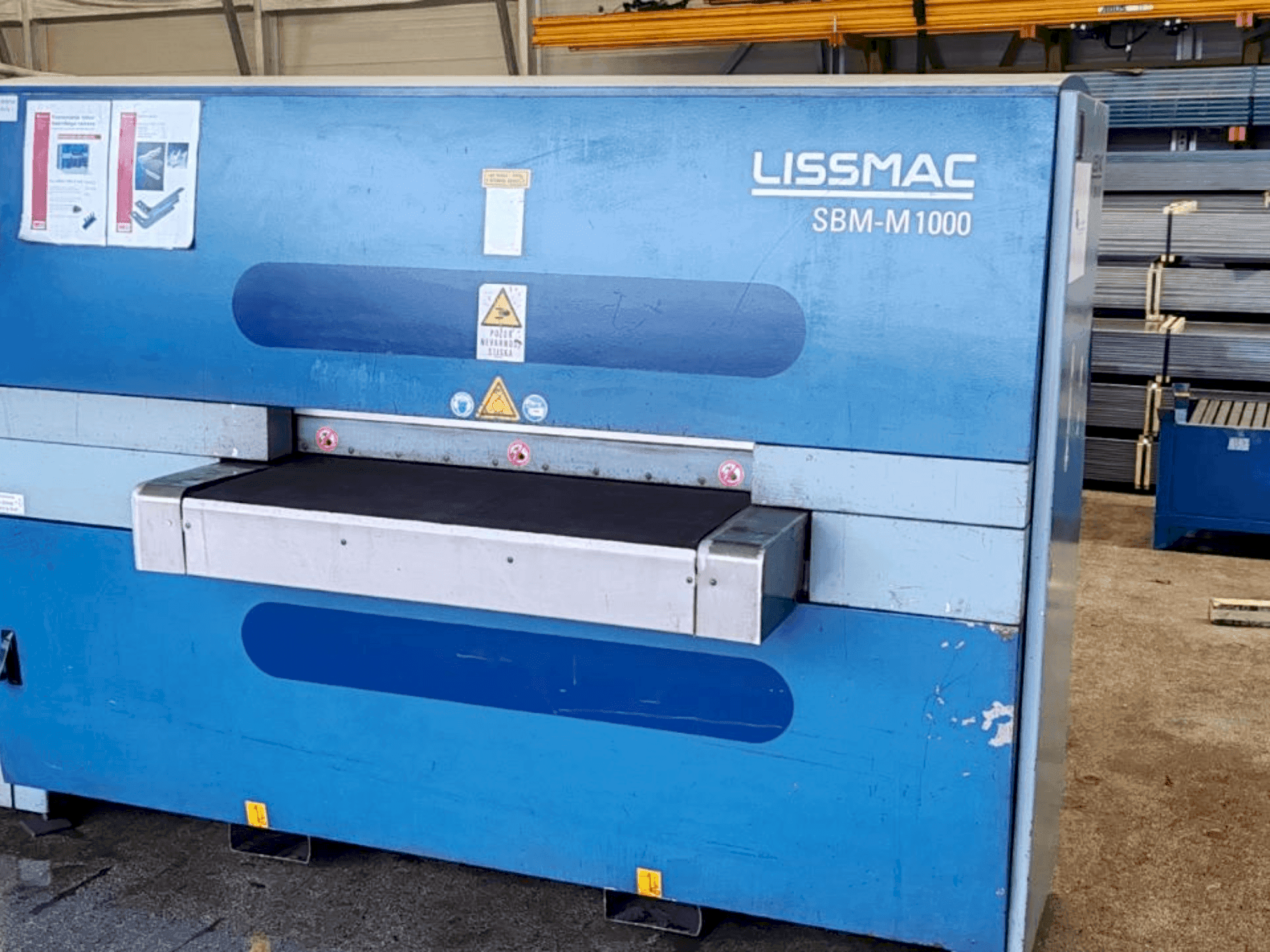Frontansicht der LISSMAC SBM-M 1000 B2  Maschine