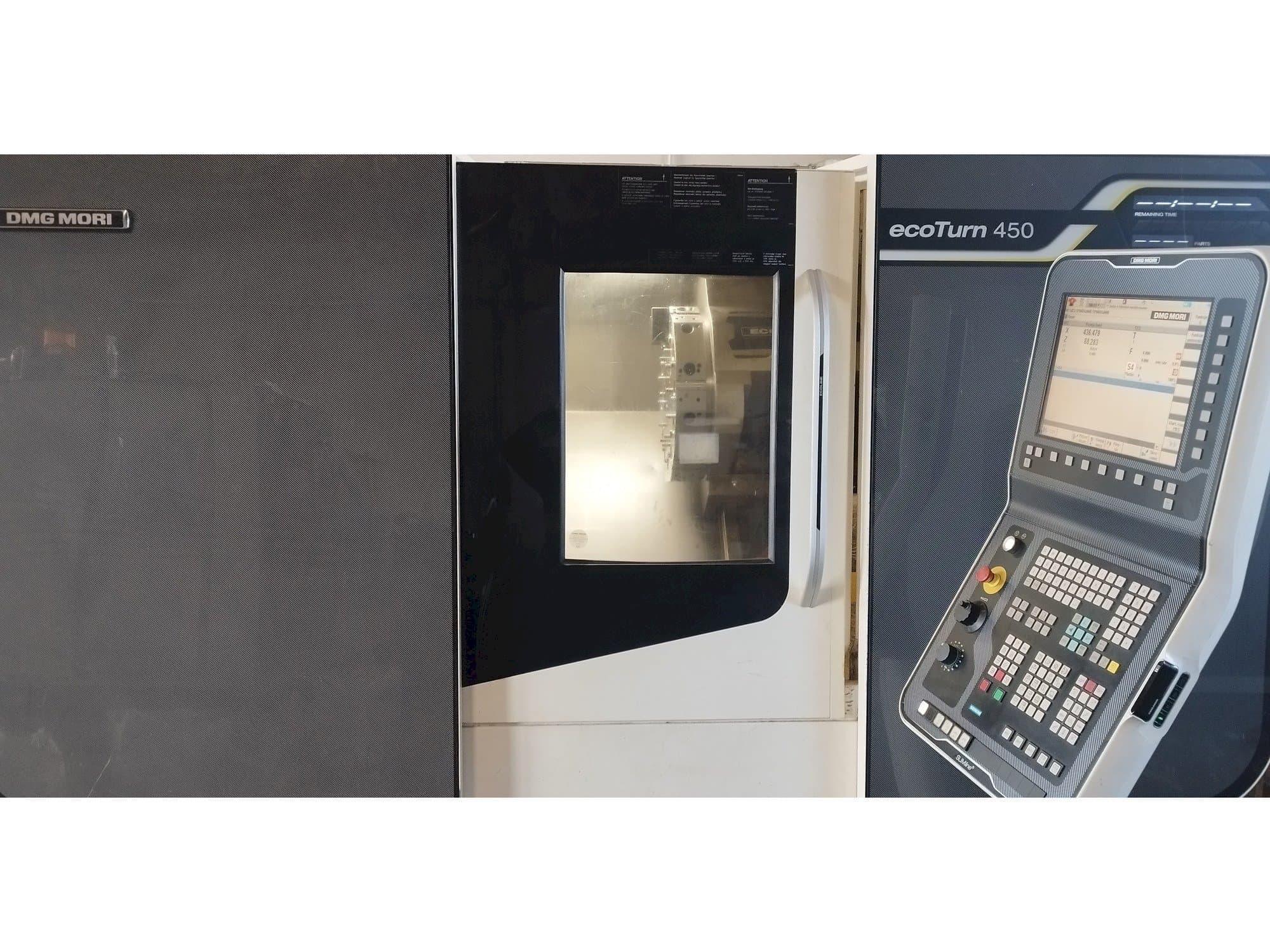 Frontansicht der DMG MORI EcoTurn 450 Maschine