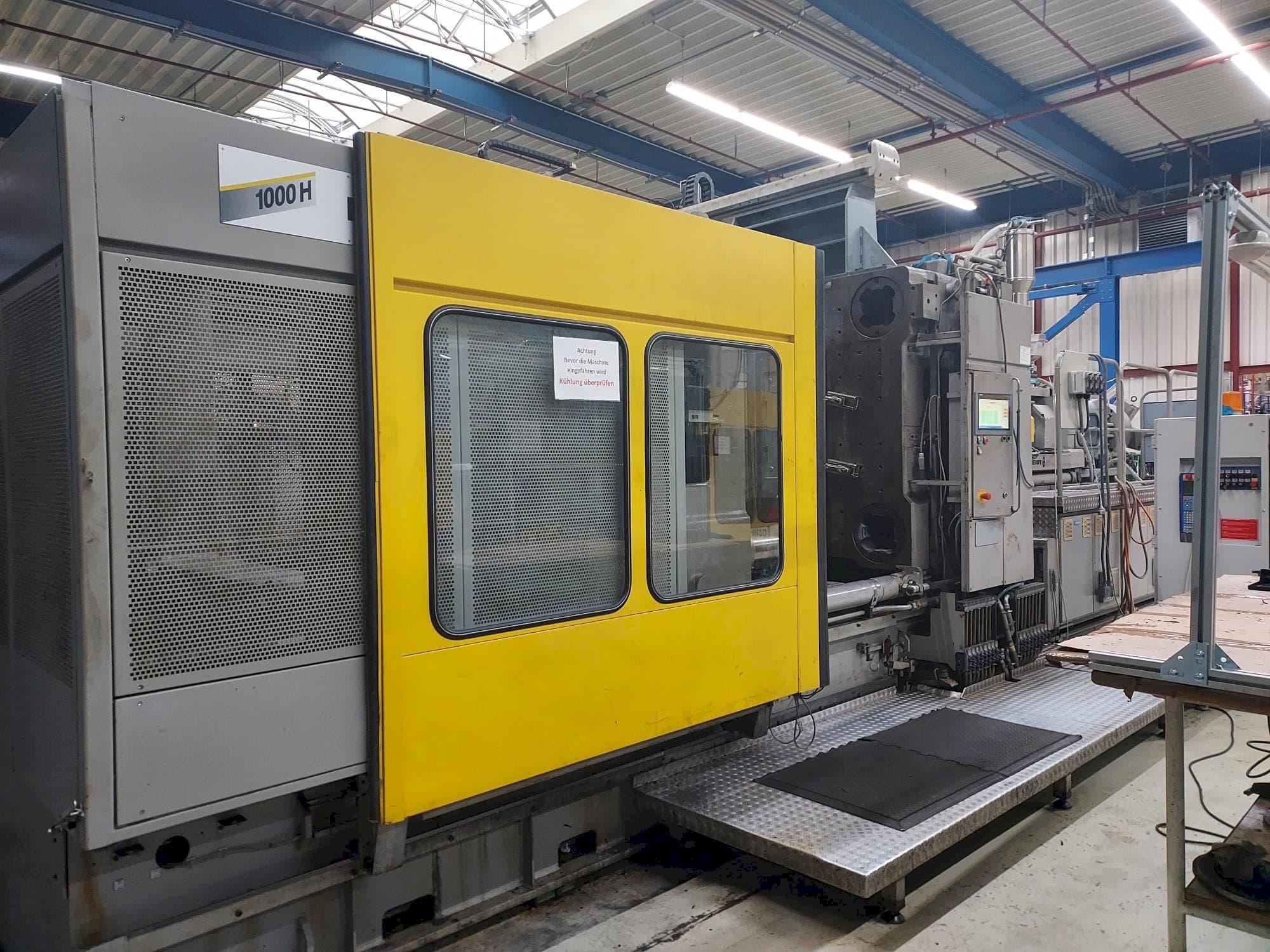 Frontansicht der Hemscheidt 1000 Maschine