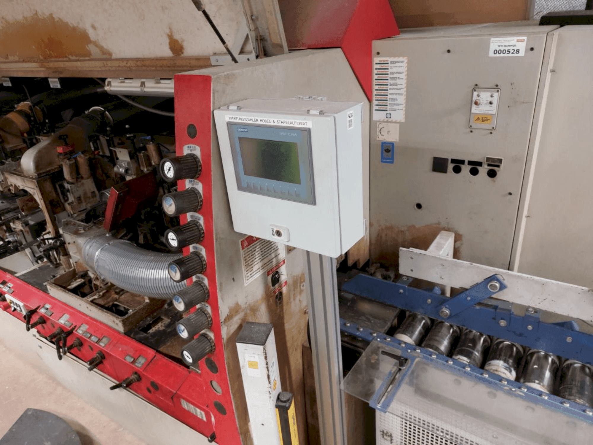 Frontansicht der GABIANNI T-Module 80/1600  Maschine