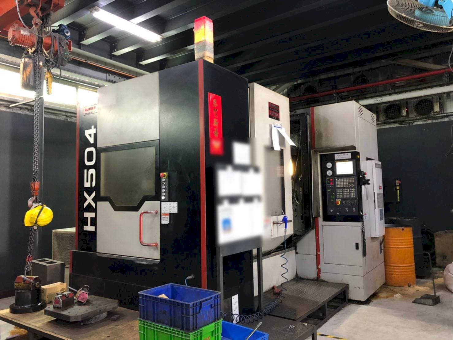 Frontansicht der Quaser HX504II BP Maschine