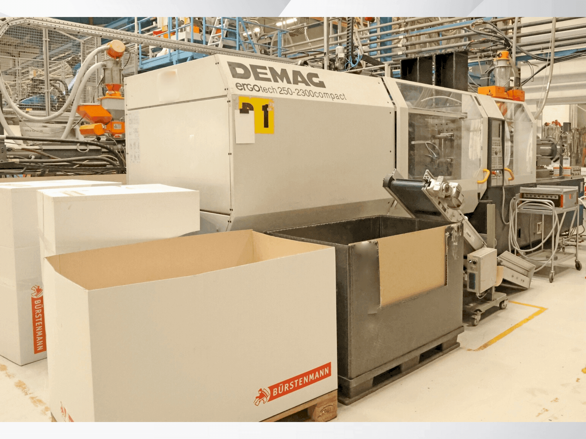 Frontansicht der DEMAG Ergotech ET 250-2300 NC 4 compact Maschine