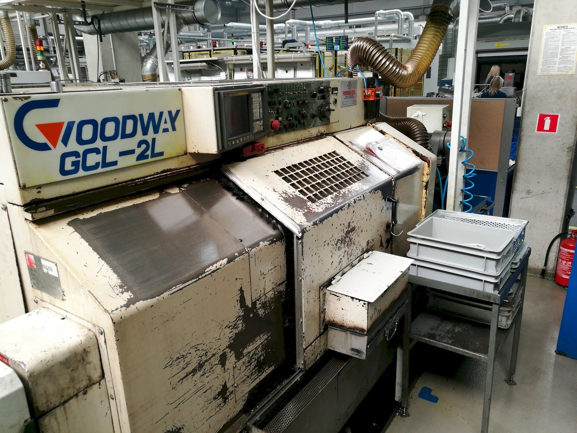 Frontansicht der Goodway GCL-2L Maschine