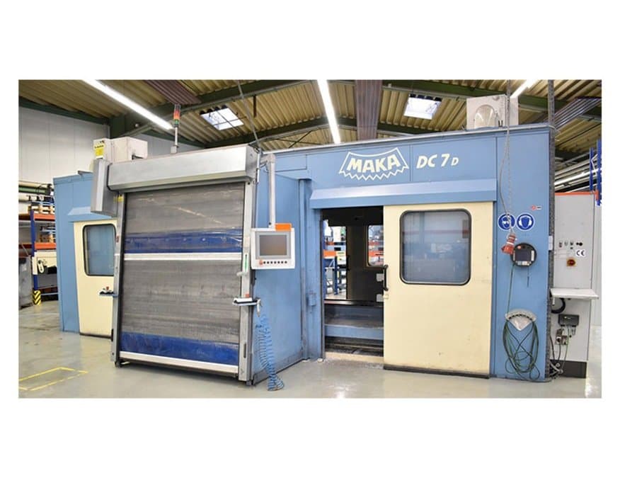 Frontansicht der MAKA DC 7 D Maschine