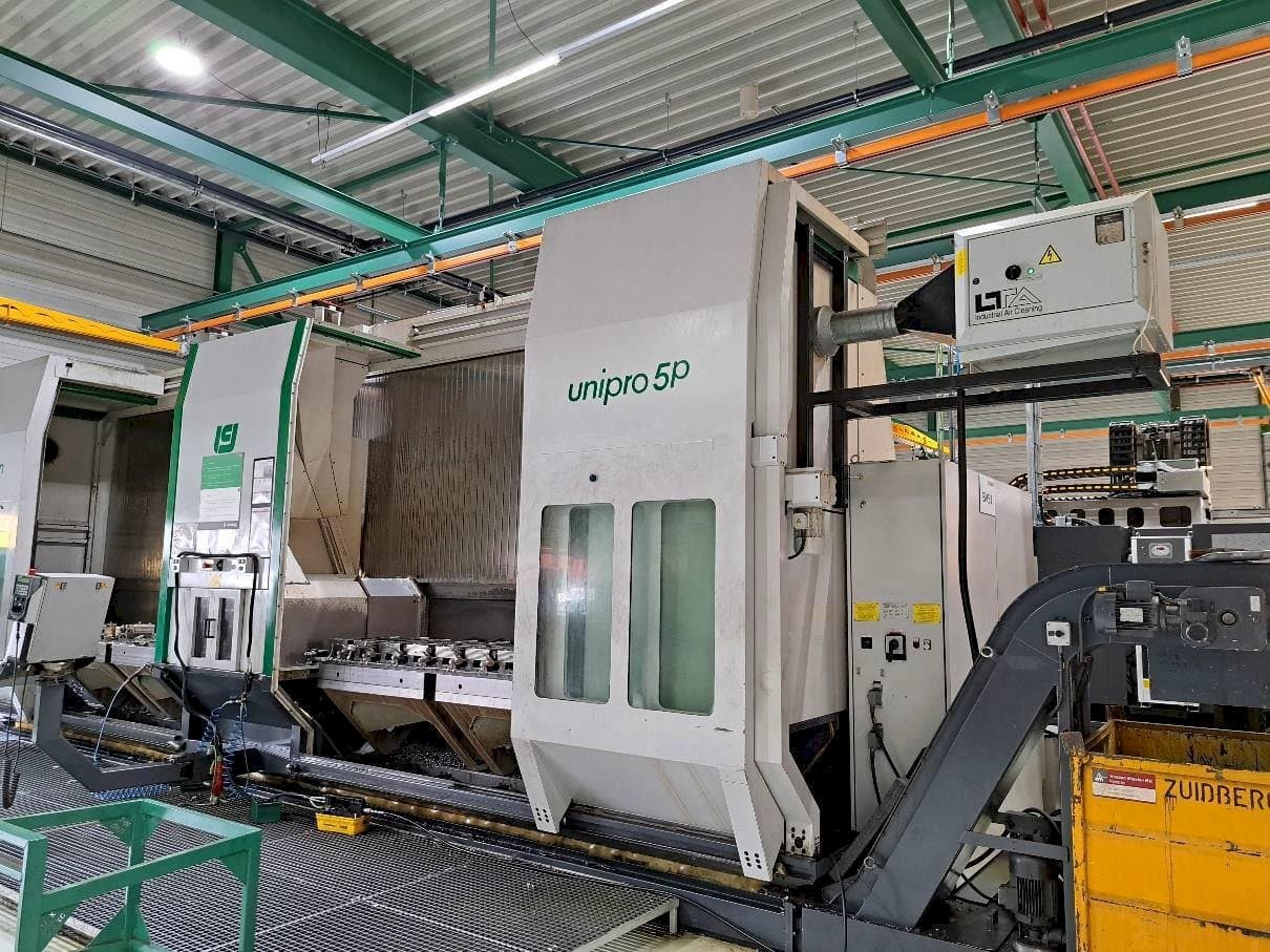 Frontansicht der Unisign Unipro 5P  Maschine