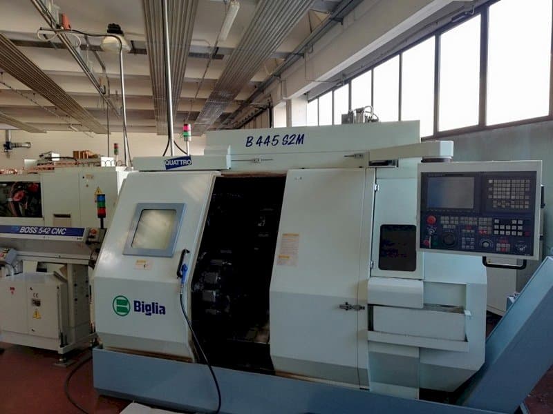 Frontansicht der Biglia B 445 S2M Maschine