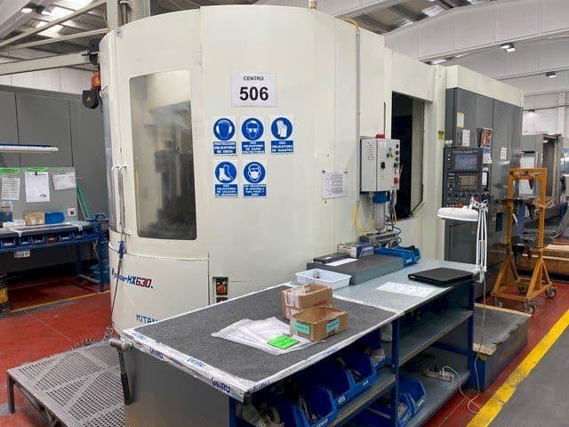 Frontansicht der Kitamura Mycenter HX630L  Maschine