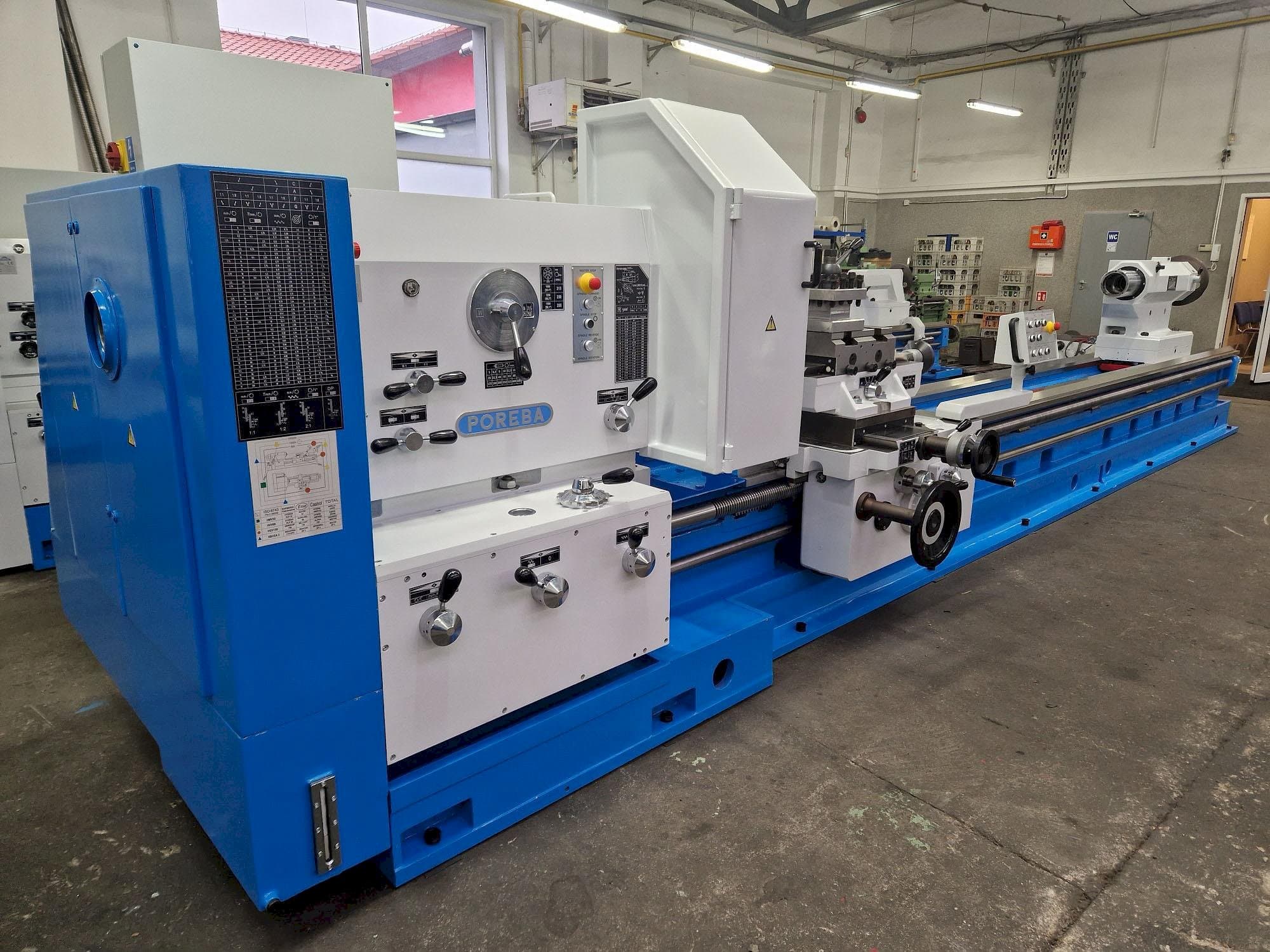Linke Seitenansicht der Poreba TRP-115B3 x 5000 Maschine