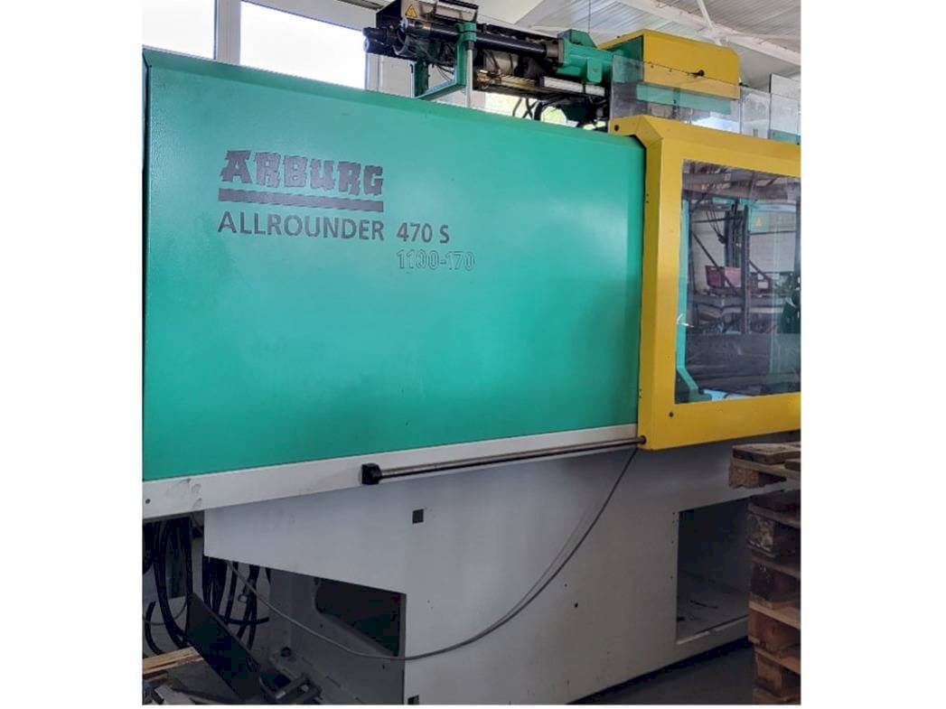 Frontansicht der Arburg Allrounder 470S 1100 - 170/170 Maschine