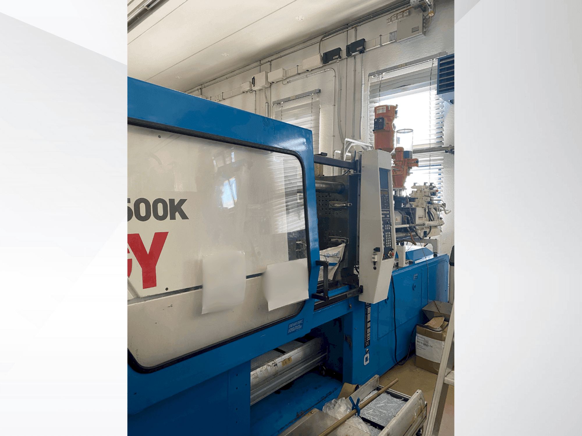 Frontansicht der Netstal S-1500K-460  Maschine