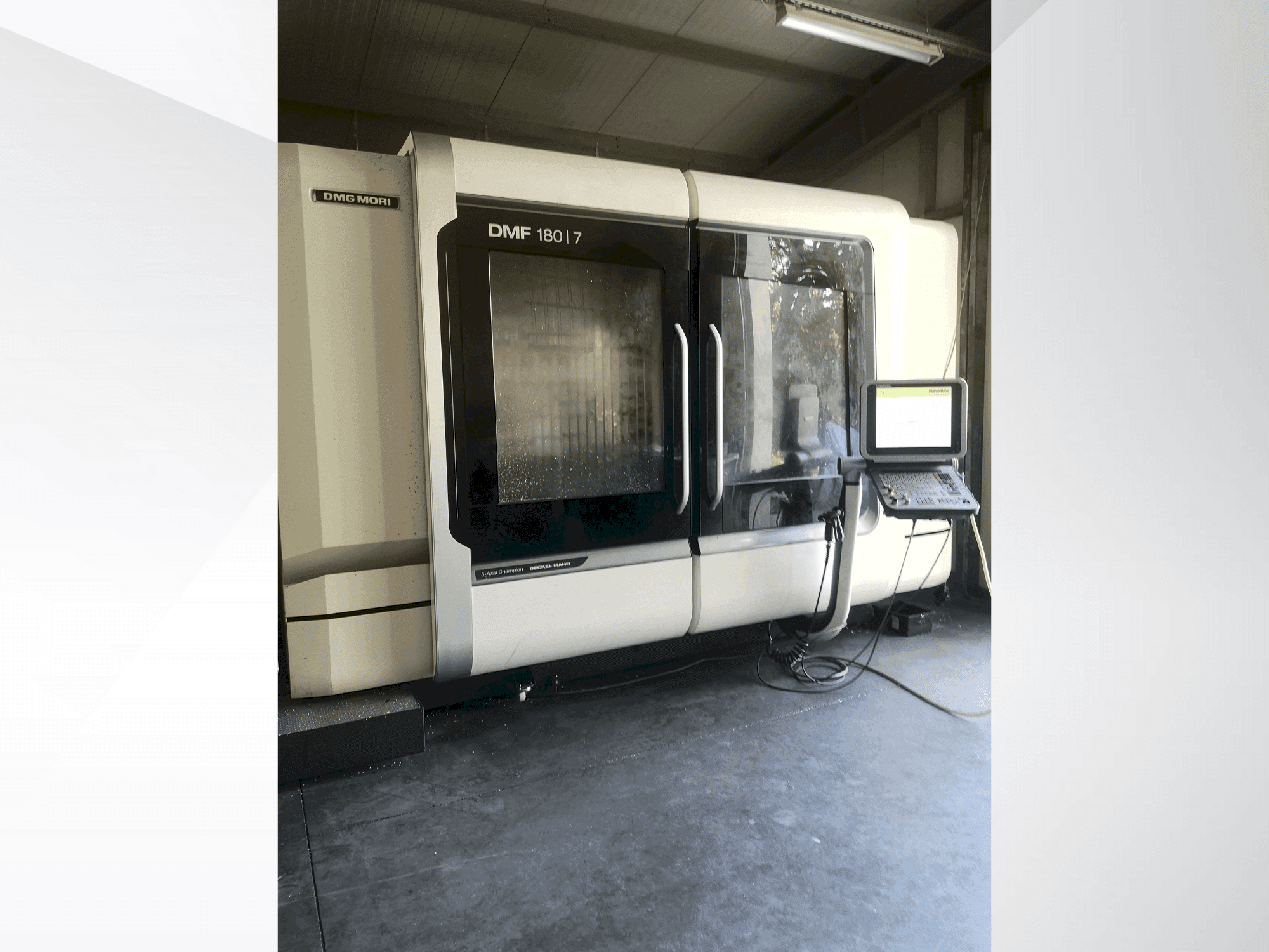 Frontansicht der DMG MORI DMF 180/7 Maschine