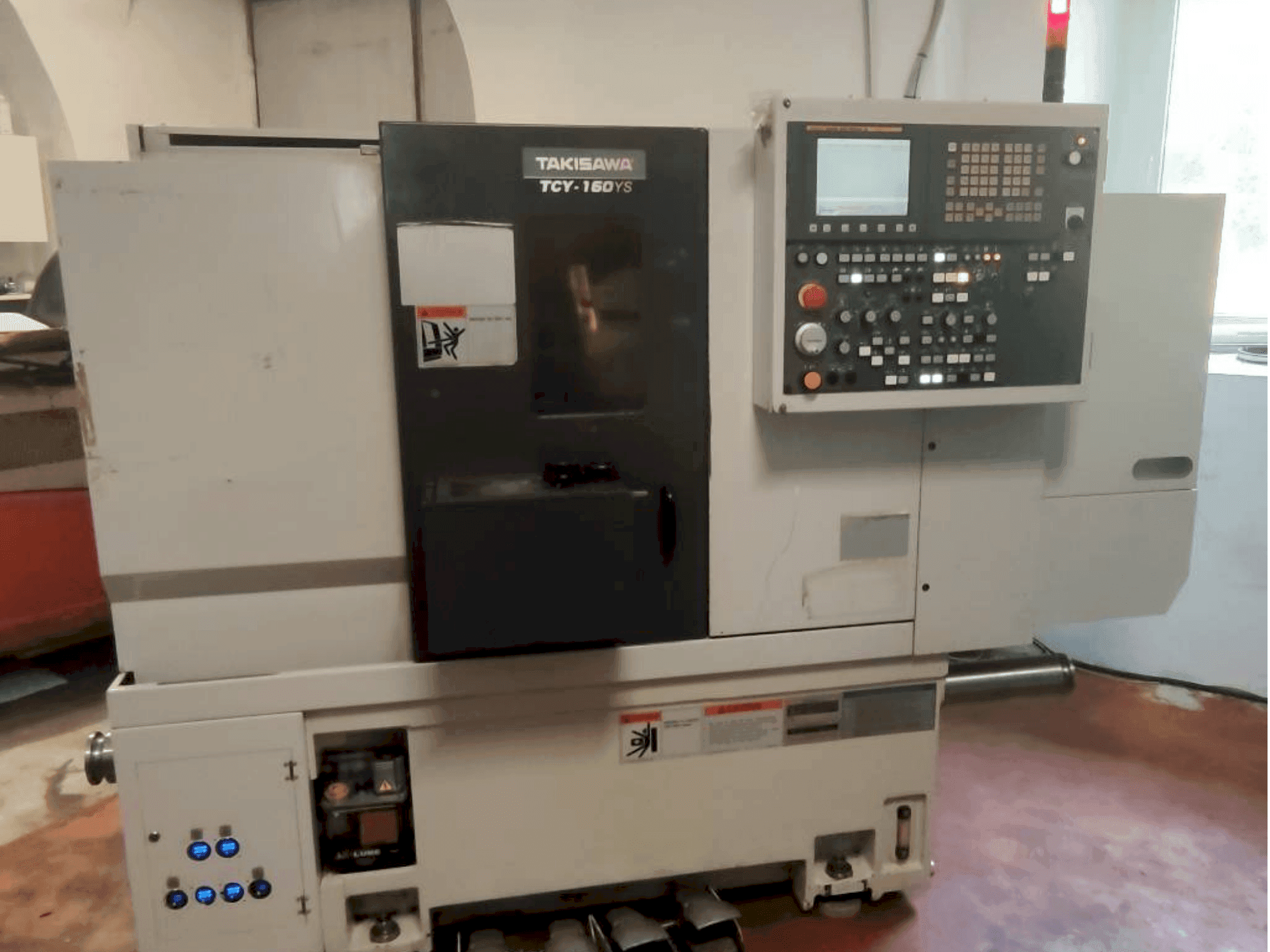 Frontansicht der Takisawa TCY-160YS L3  Maschine