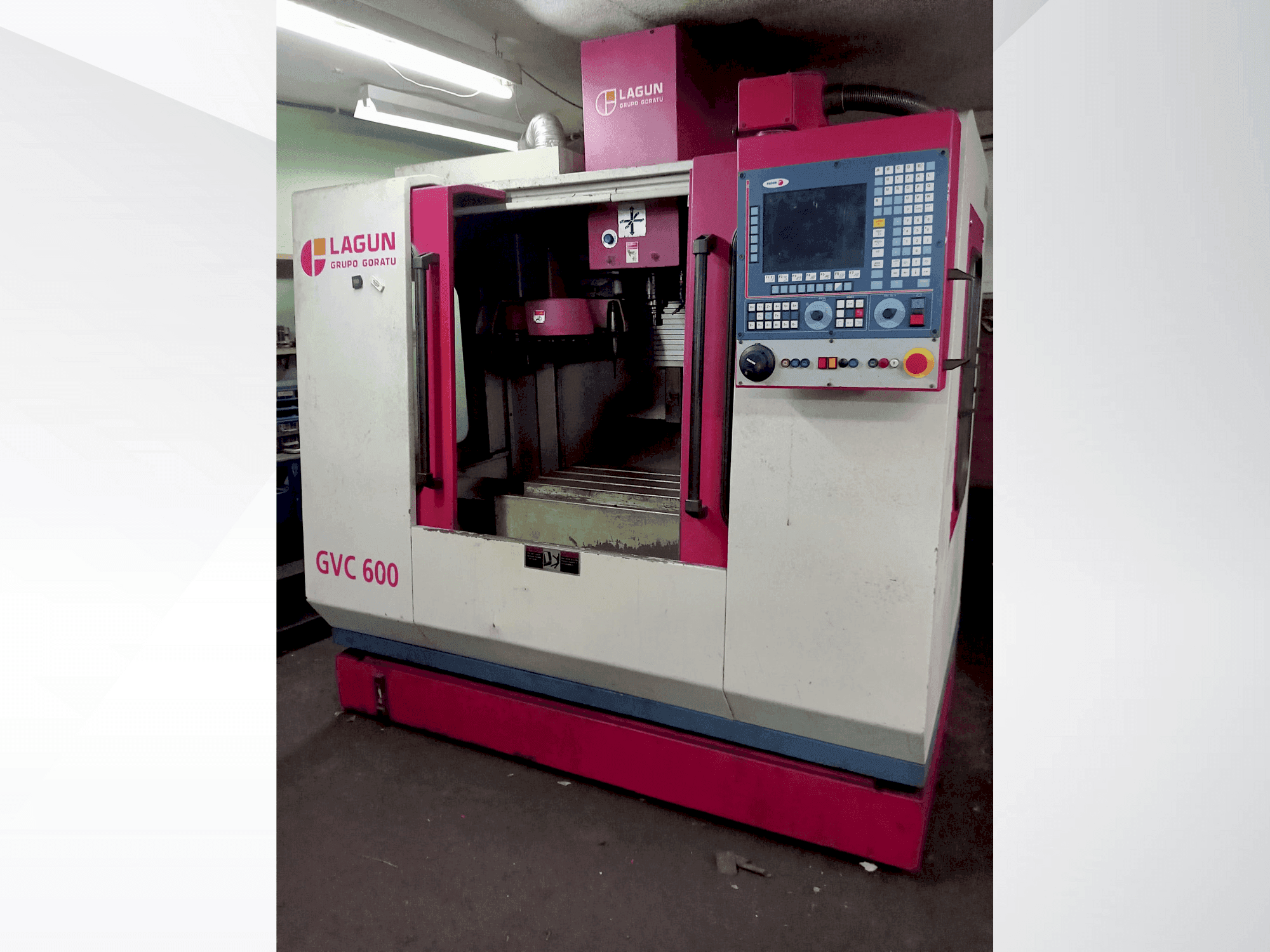 Frontansicht der LAGUN GVC 600  Maschine