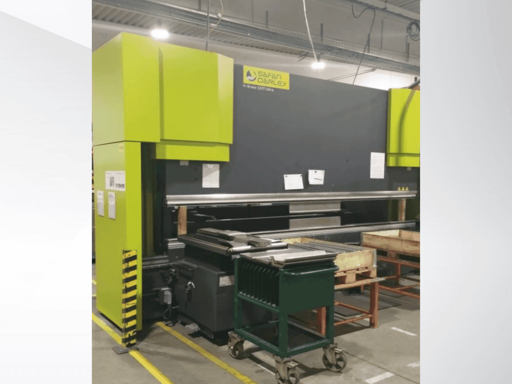 Frontansicht der Safan SAFAN DARLEY H-BRAKE 2 320.42/37  Maschine