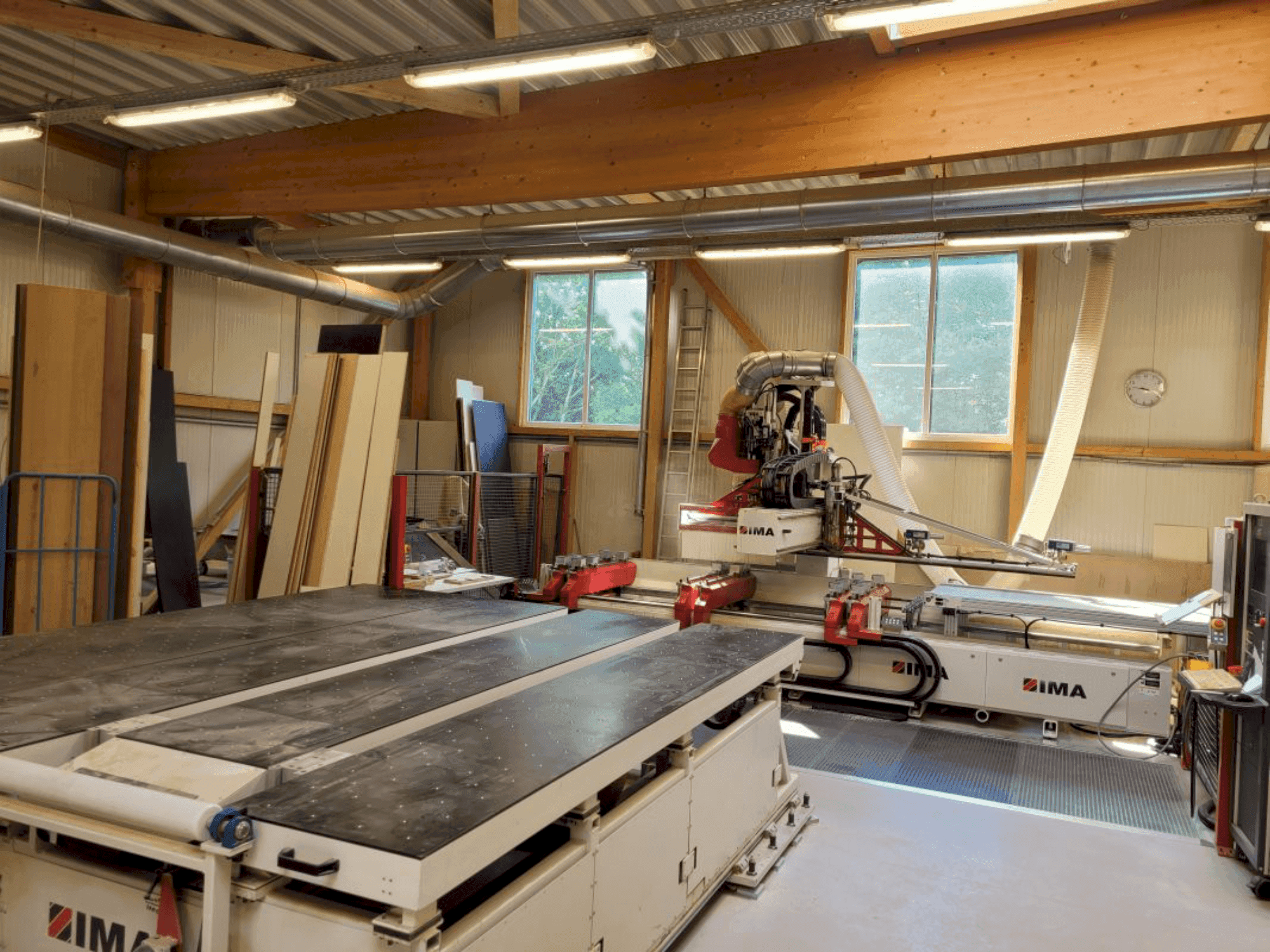 Frontansicht der IMA BIMA CUT 120/300 Maschine