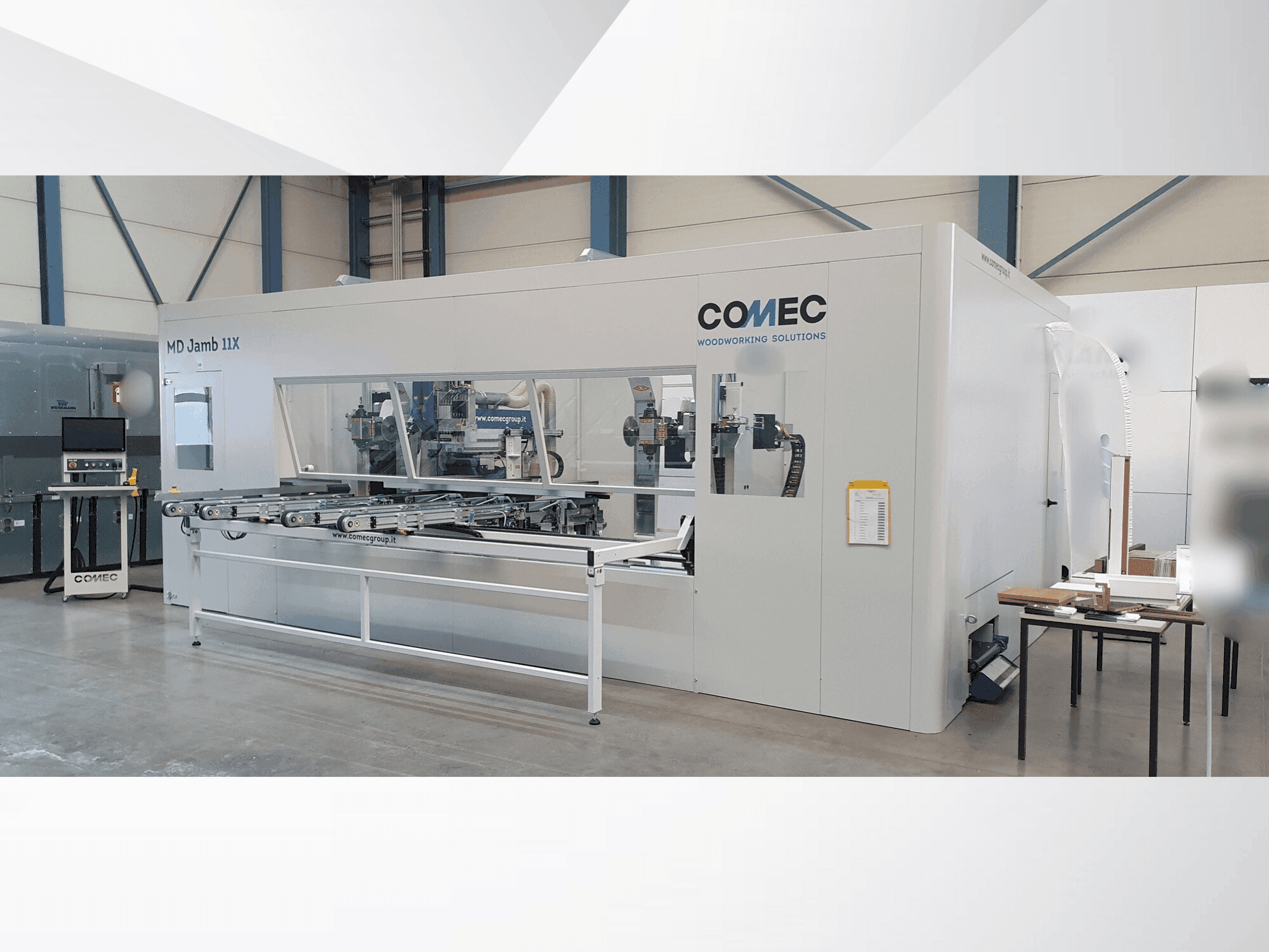 Frontansicht der COMEC MD JAM  Maschine