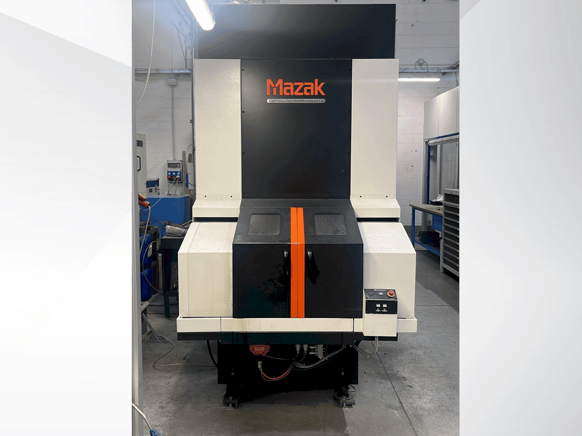 Frontansicht der Mazak VC PRIMOS 400S  Maschine