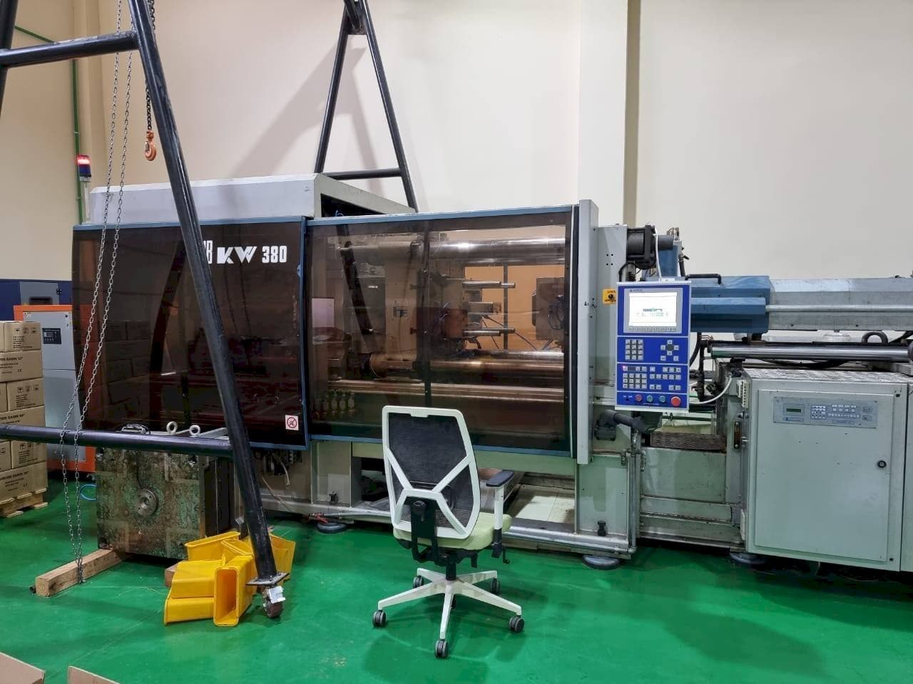 Frontansicht der BMB KW380/3450 Maschine