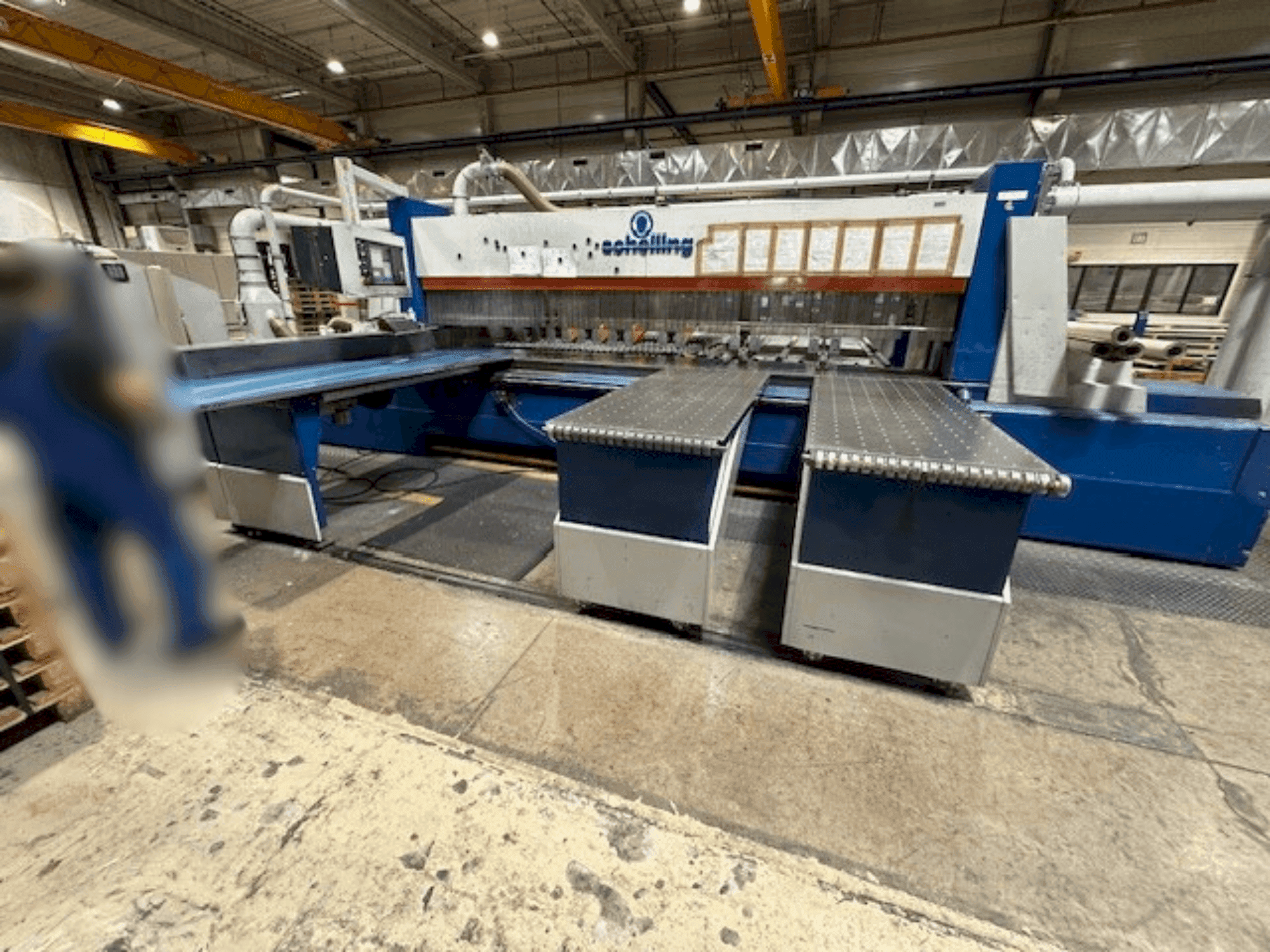 Frontansicht der SCHELLING FSM-430 Maschine