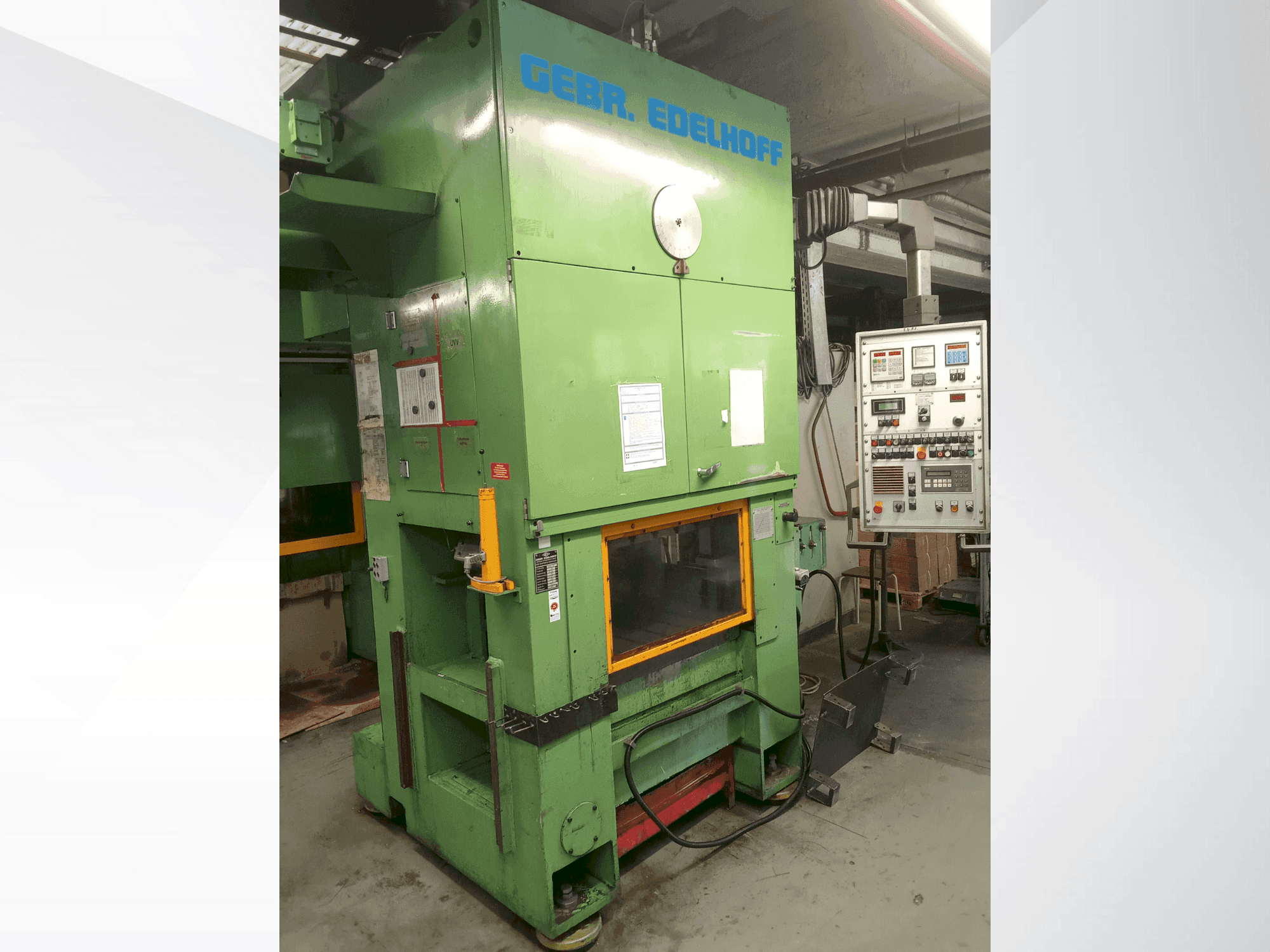 Frontansicht der EDELHOFF DARR 1/80 Maschine