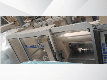 Frontansicht der Krauss Maffei 340 c2/80 Maschine