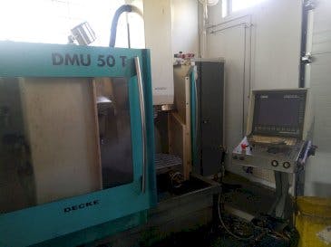 Frontansicht der DECKEL MAHO DMU 50 T  Maschine
