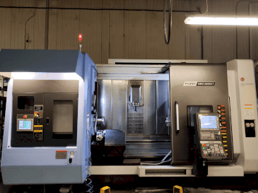 Frontansicht der DOOSAN Puma SMX 2600 ST Maschine