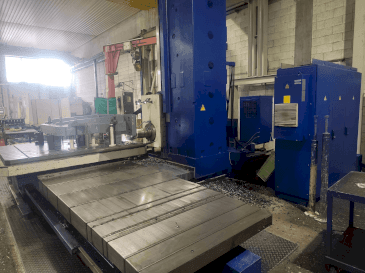 Frontansicht der TOS WHN 13.8  Maschine