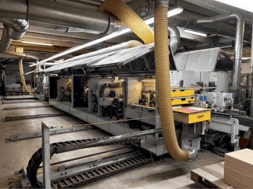 Frontansicht der HOMAG PROFI KFL20/29/QA/25 Maschine