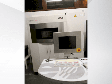 Frontansicht der EOS SLS P-385  Maschine