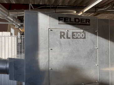 Frontansicht der FELDER FELDER RL 300 Maschine
