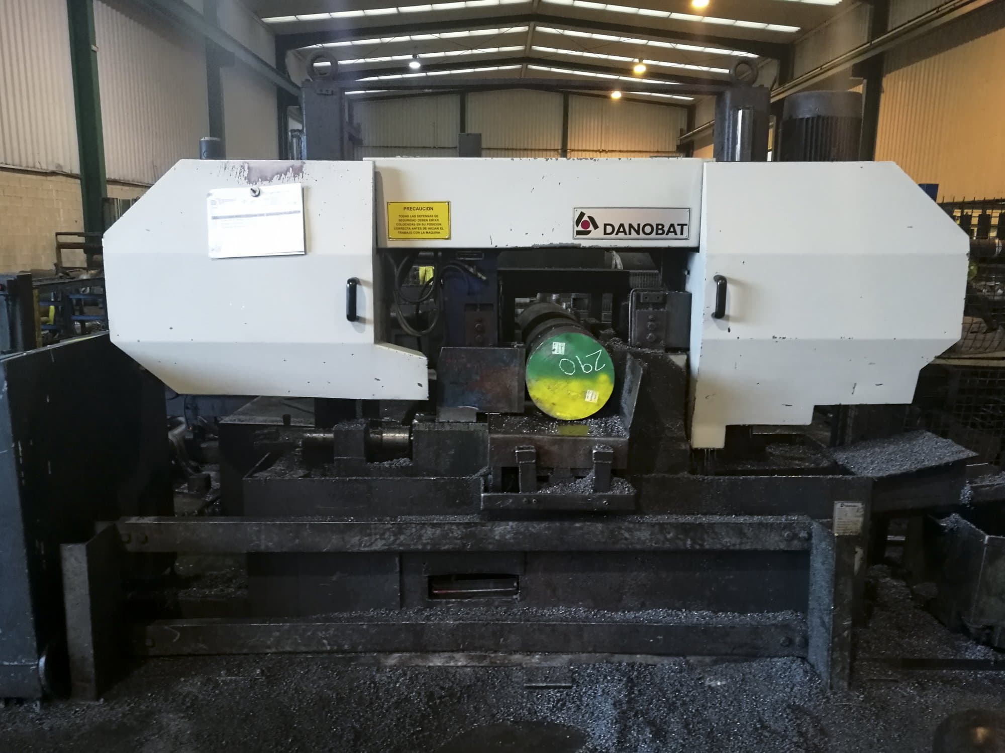 Frontansicht der DANOBAT ASR 350 AF Maschine