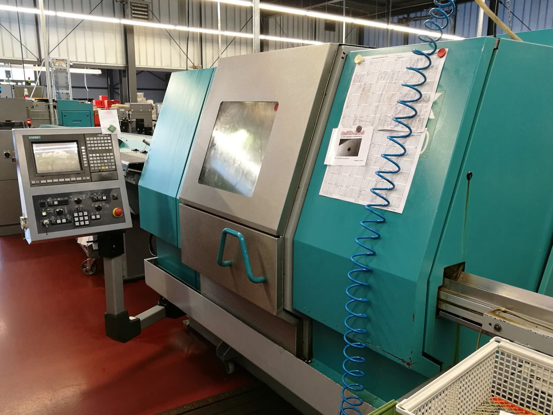 Rechte Ansicht der Index G200 Maschine